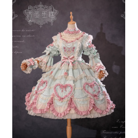 Antique Cake Hime Lolita Dress by Bramble Rose (BRR01)